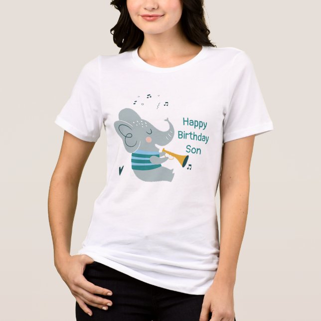 Camiseta Triblenda El elefante musical (Anverso)