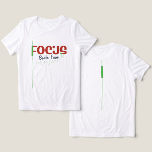 Camiseta Triblenda El enfoque vence al miedo – Motivación para la dis