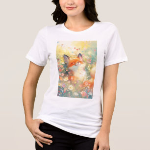 Camiseta Triblenda El escondite del prado del zorro rojo