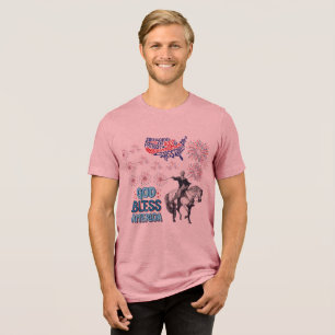 Camiseta Triblenda El espectáculo de luces Liberty muestra malva