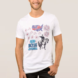 Camiseta Triblenda El espectáculo Liberty Lights es blanco