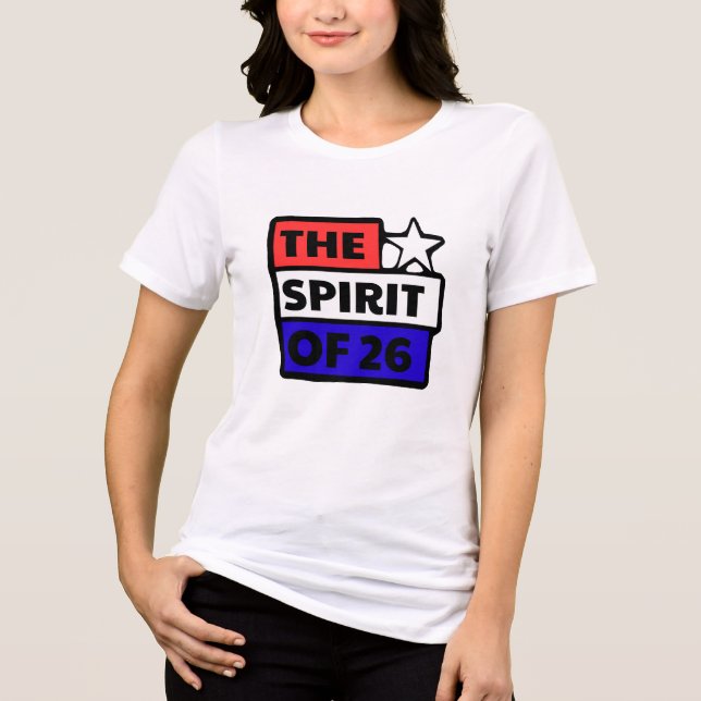 CAMISETA TRIBLENDA EL ESPÍRITU DE 26 (Anverso)