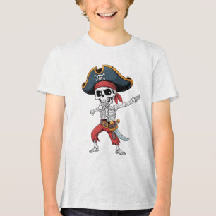 Camiseta Triblenda El extraño pirata Dab Dabbing Skeleton espantó Hal