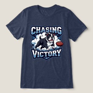 Camiseta Triblenda El fútbol americano persigue la victoria