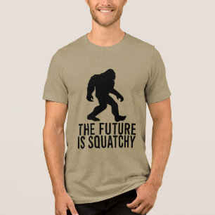 Camiseta Triblenda El Futuro Es Esquiátrico - Gracioso Pie Grande