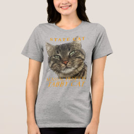 Camiseta Triblenda El gato del territorio de Massachusetts es el enca