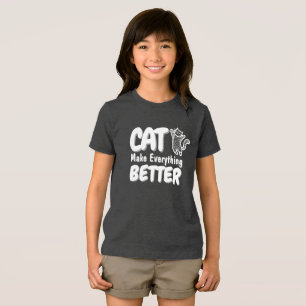 Camiseta Triblenda El gato lo hace todo mejor - Personalizar