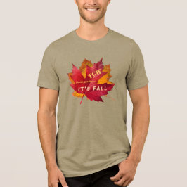 Camiseta Triblenda El GIF gracias a Dios en otoño deja a los hombres