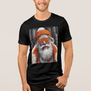 Camiseta Triblenda El Guay moderno Santa Claus T-Shirt   Con capucha