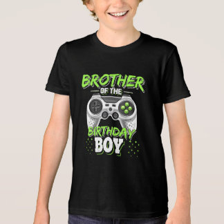 Camiseta Triblenda El hermano del niño de cumpleaños coincidiendo