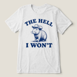 Camiseta Triblenda El Infierno Que No Capybara Vaquero Occidental