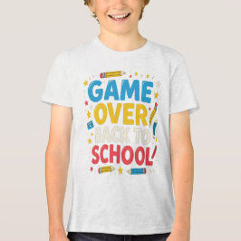 Camiseta Triblenda El juego de vuelta a la escuela es divertido para