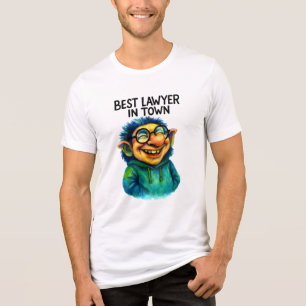Camiseta Triblenda El mejor abogado en el gracioso regalo del fiscal