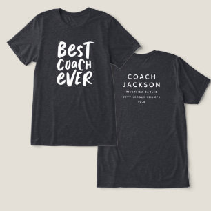 Camiseta Triblenda El mejor entrenador del equipo deportivo moderno