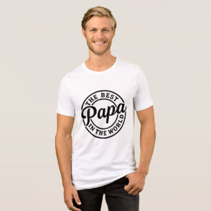 Camiseta Triblenda El mejor papá del mundo