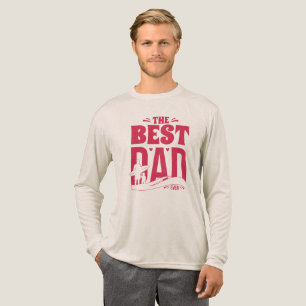 Camiseta Triblenda El Mejor Papá del Mundo – Silueta de Padre e Hijo 