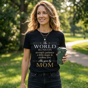 Camiseta Triblenda El Mundo Funciona Con Amor Ella Se Llama Mamá