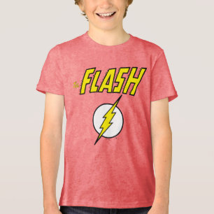 Camiseta Triblenda El nombre de The Flash y el logotipo del rayo