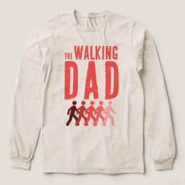 Camiseta Triblenda El papá caminante en rojo coral