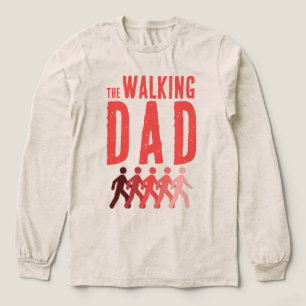 Camiseta Triblenda El papá caminante en rojo coral