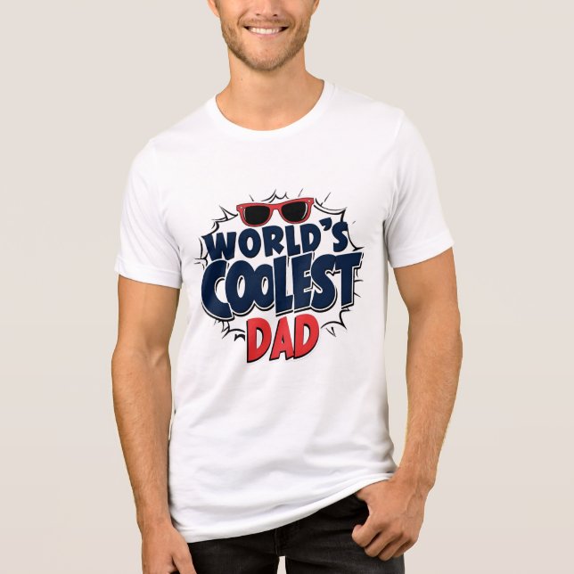 Camiseta Triblenda El papá más frío del mundo (Anverso)