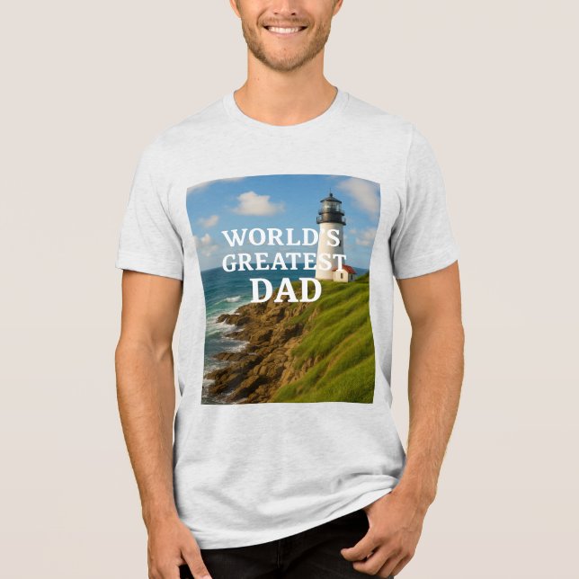 Camiseta Triblenda El papá más grande del mundo - Edición de la calma (Anverso)