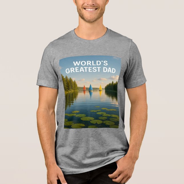Camiseta Triblenda El papá más grande del mundo - Edición de la Seren (Anverso)