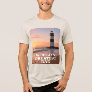 Camiseta Triblenda El papá más grande del mundo - Edición del amanece