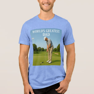 Camiseta Triblenda El papá más grande del mundo - Poniendo Pro