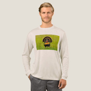 Camiseta Triblenda El pavo orgulloso de SlipperyJoe come jamón colgar