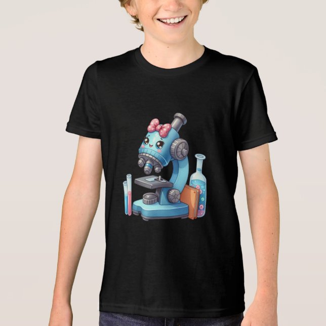 Camiseta Triblenda El pequeño científico vuelve a la diversión escola (Anverso)