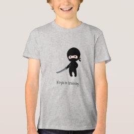 Camiseta Triblenda El pequeño Ninja enojado en entrenamiento