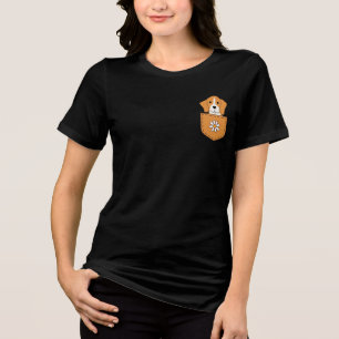 Camiseta Triblenda El Perro Beagle En El Bolsillo