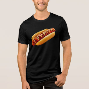 Camiseta Triblenda El perro caliente de SlipperyJoe enclavado en un m