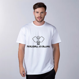 Camiseta Triblenda El pickleball está llamando 