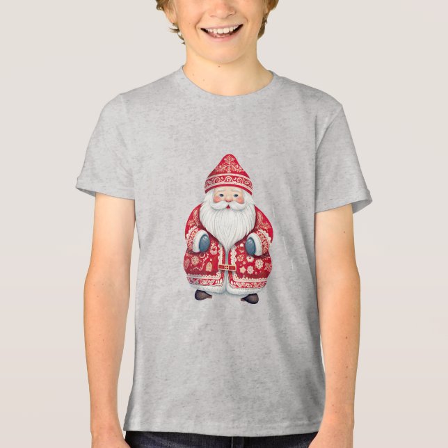 Camiseta Triblenda El pueblo escandinavo Santa Claus (Anverso)