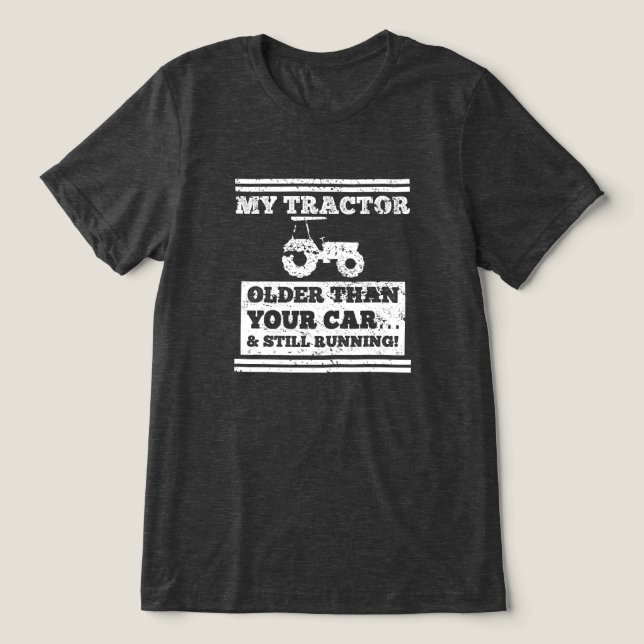Camiseta Triblenda El regalo de un granjero gracioso más viejo de mi  (Diseño delantero )