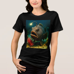 Camiseta Triblenda El resplandor del mar profundo: el pez anguloso