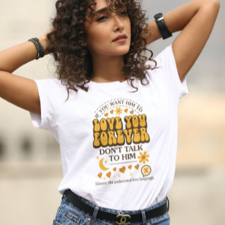 Camiseta Triblenda El silencio es sexy - Humor de relación retro Tee