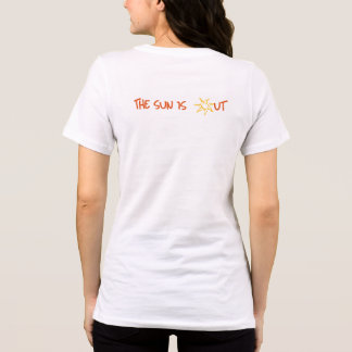 Camiseta Triblenda El Sol Está Fuera Diseño de Cita de Verano