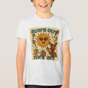 Camiseta Triblenda ¡El sol está fuera, la diversión está fuera! - Tee