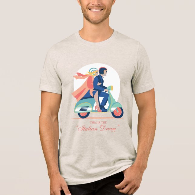 Camiseta Triblenda El sueño italiano: el Lotus blanco (Anverso)