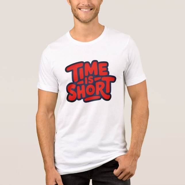 Camiseta Triblenda El tiempo es corto (Anverso)