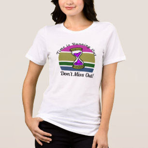 Camiseta Triblenda El tiempo se está acabando - No se pierda   Motiva