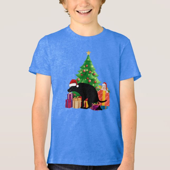 Camiseta Triblenda El tonto de Santa sorprende a los Navidades (Anverso)