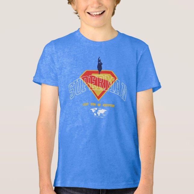 Camiseta Triblenda El último hijo del emblema de Krypton (Anverso)