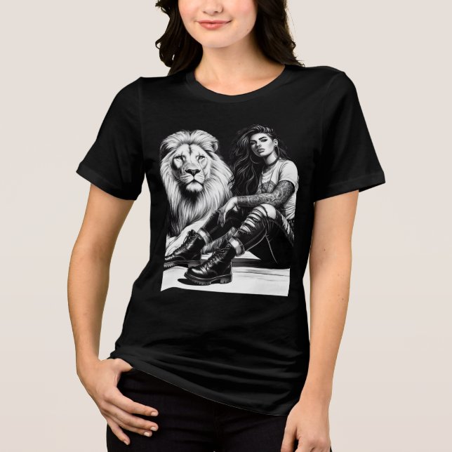 Camiseta Triblenda El vínculo de las mujeres con su animal espiritual (Anverso)