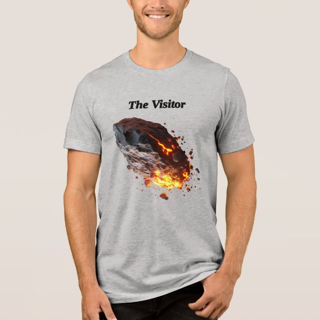 Camiseta Triblenda "El visitante", Rock espacial desde el espacio ext (Anverso)