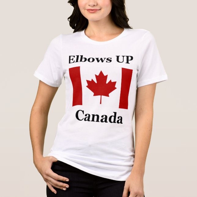 Camiseta Triblenda ¡Elbows UP Canada! (Anverso)