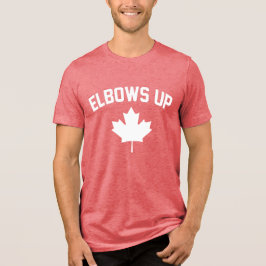 Camiseta Triblenda Elbows Up Canada - Orgulloso Canadá